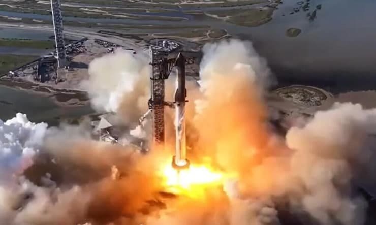 SpaceX שיגרה את סטארשיפ. צילום: SpaceX